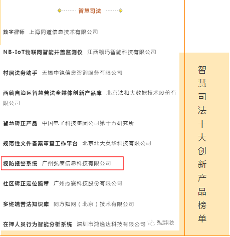弘度科技AI产品入选《法治日报》十大创新产品(图1) 弘度科技AI产品入选《法治日报》十大创新产品(图1)